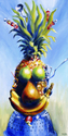 Painting--Acrylic-PortraitPineapple Man