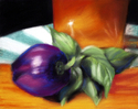 Painting--Pastels-Still Lifepepper and basil