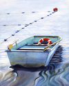Painting--Acrylic-SeascapeRowboat At The Lake