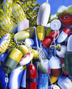 Painting--Acrylic-Still LifeIsland Buoys