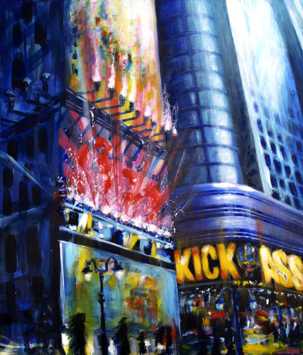 Painting-Cityscape-Kick Ass