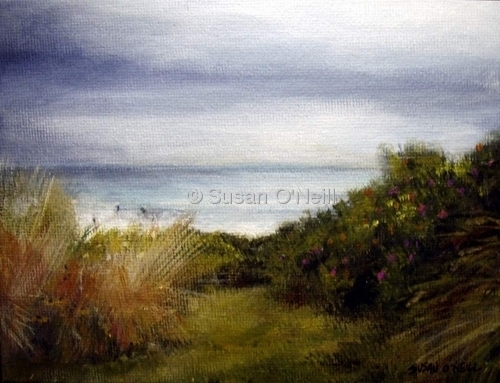 Painting-Seascape-Beach Path