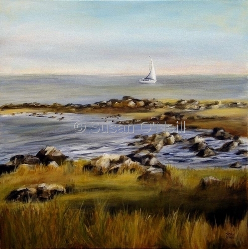 Painting-Seascape-View Near Compo Beach #2