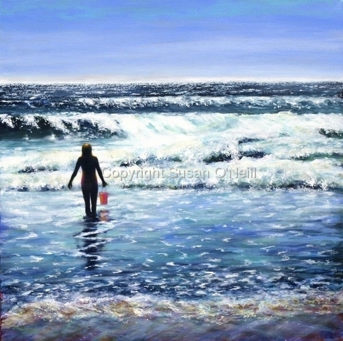 Painting-Seascape-Jack At The Beach
