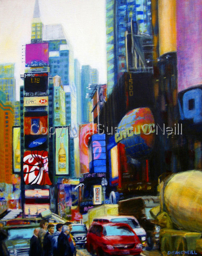 Painting-Cityscape-Times Square