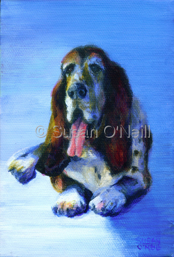 Painting-Animals-Portrait of Ollie