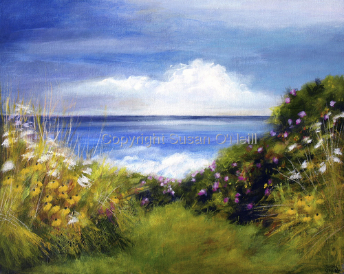 Painting-Seascape-Beach Path #2