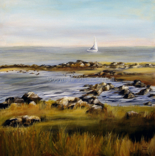 Painting-VIEW NEAR COMPO BEACH #2