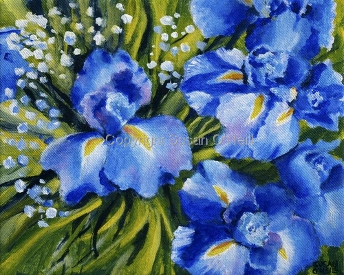Painting-Floral-Iris