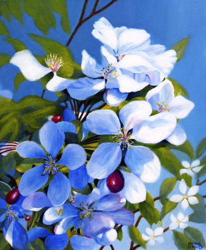 Painting-Floral-Apple Blossoms