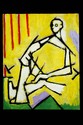 Painting--Acrylic-FigurativeSeated Figure