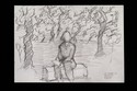Drawing--Paper-LandscapeSt. Remy de Provence, France