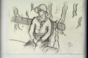 Drawing--Paper-LandscapeLuxembourg Gardens, Paris, France