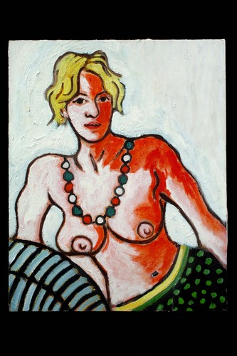 Painting-Portrait-Nude:  Amy Seated