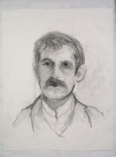 Drawing-Portrait-Portrait of Edvard Munch