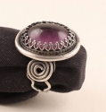 Louis Waitt - Rings Jewelry louis waitt,ring,amethyst,cabochon,silver,sterling - Rings Jewelry