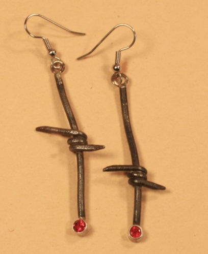 Barbed Wire Earrings