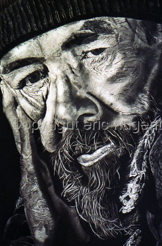 Drawing-Portrait-Composition in Contours