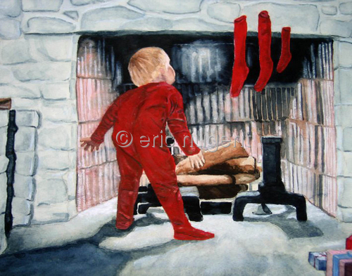 Painting-Figurative-Waiting
