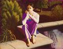 joe raymond, west virginia, figure painting, portrait, pastel painting, landscape -  Painting