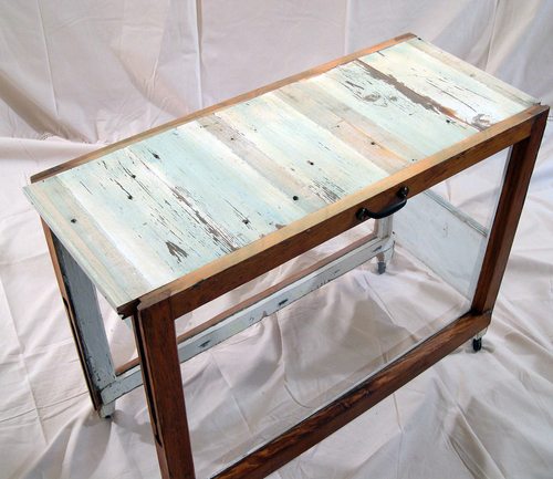 Wood-Furniture-Porch Table (detail top)
