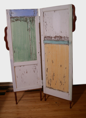 Wood-Functional-Two Fold Screen