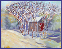 Painting--Oil-LandscapeSumacs at the Community Garden