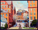 Painting--Oil-LandscapePortland Street Scene
