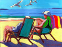 Painting--Oil-FigurativePerfect Day at the Beach