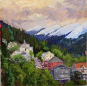 julia nichols - Landscape Painting Julia Nichols, paintings, oil paintings, landscapes, colorful, alaska - Landscape Painting