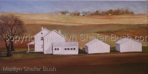 Painting-Acrylic-White House