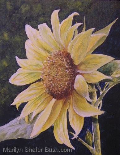 Painting-Acrylic-Sunflower