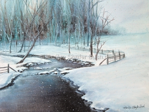 Painting-Acrylic-Colour of Winter