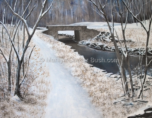 Painting-Acrylic-Evening Walk