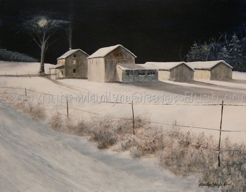 Painting-Acrylic-Hard Days End