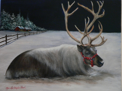 Painting-Acrylic-Awaiting The Midnight Hour