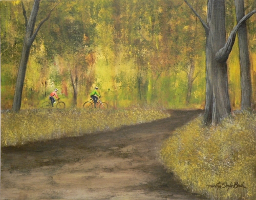 Painting-Acrylic-Morning Ride