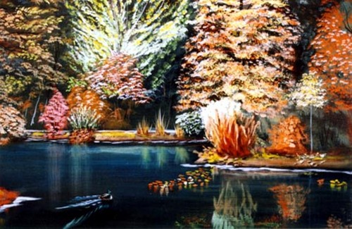 Painting-Autumn Pond