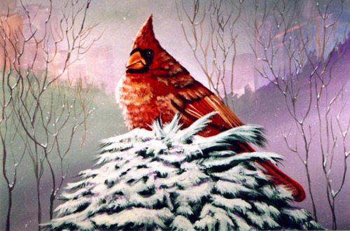 Painting-Acrylic-Winter Watch
