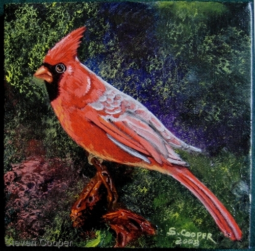 Painting-Acrylic-Cardinal 6