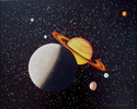 #4 Saturn With Moons