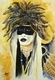 Painting--Watercolor-ConceptualTribal Warrior