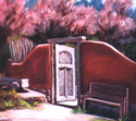 Painting--Pastels-LandscapeGhost Ranch Gate