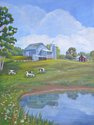 Painting--Acrylic-LandscapeVermont Afternoon