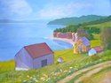 Painting--Acrylic-LandscapeSaltwater Farm