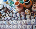 Painting--Pastels-Still LifeBottles, Edison Lab II