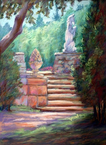 Painting-Landscape-Unicorn Garden