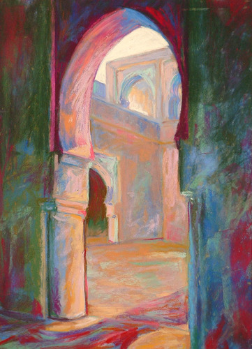 Painting-Cityscape-Moorish Court