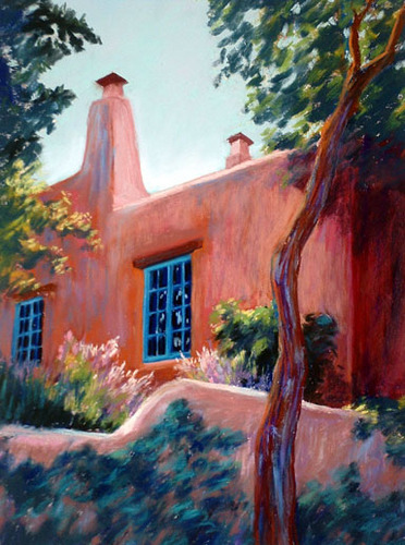Painting-Landscape-Santa Fe Garden