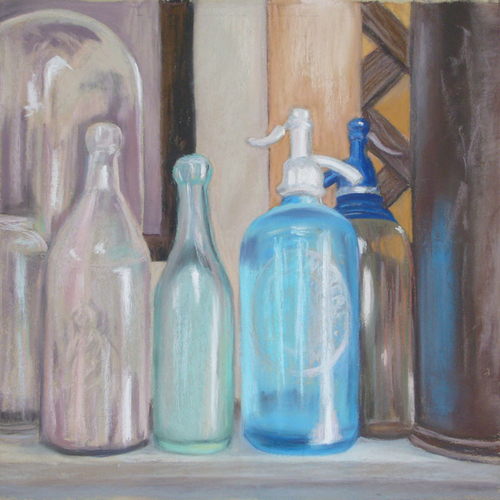 Painting-Still Life-Seltzer Bottles
